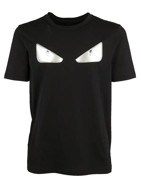 fendi t shirt green eyes|fendi graphic tees.